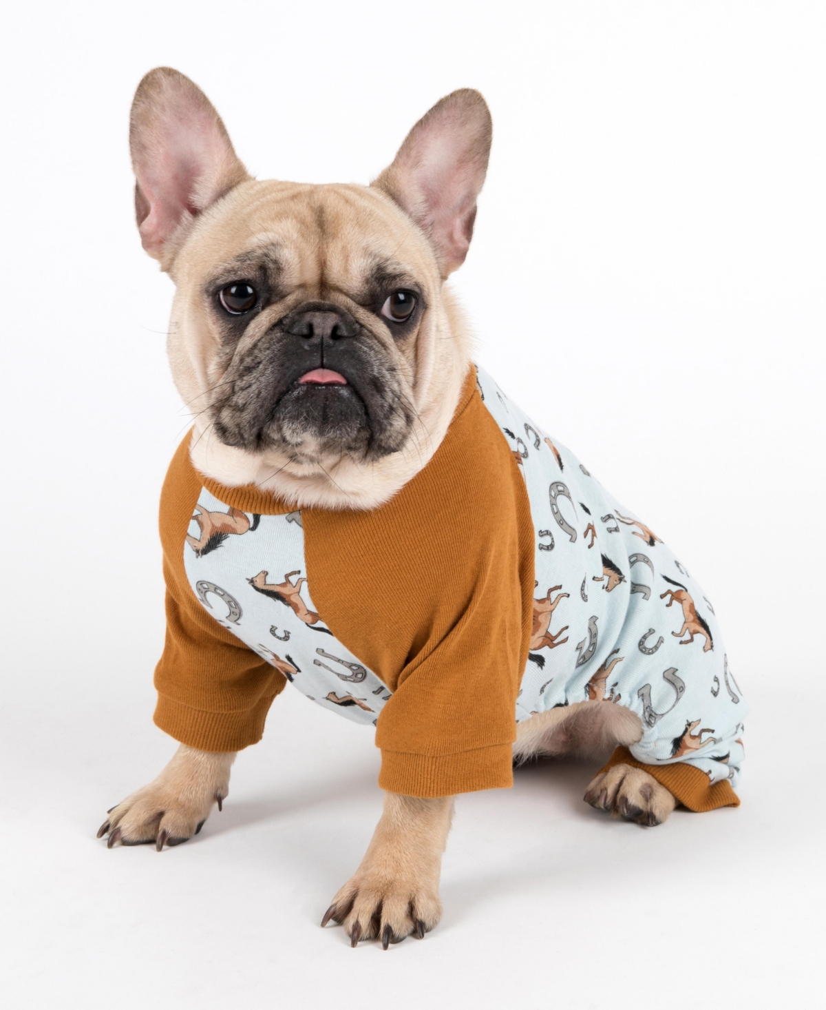 Leveret Dog Cotton Pajama Horse