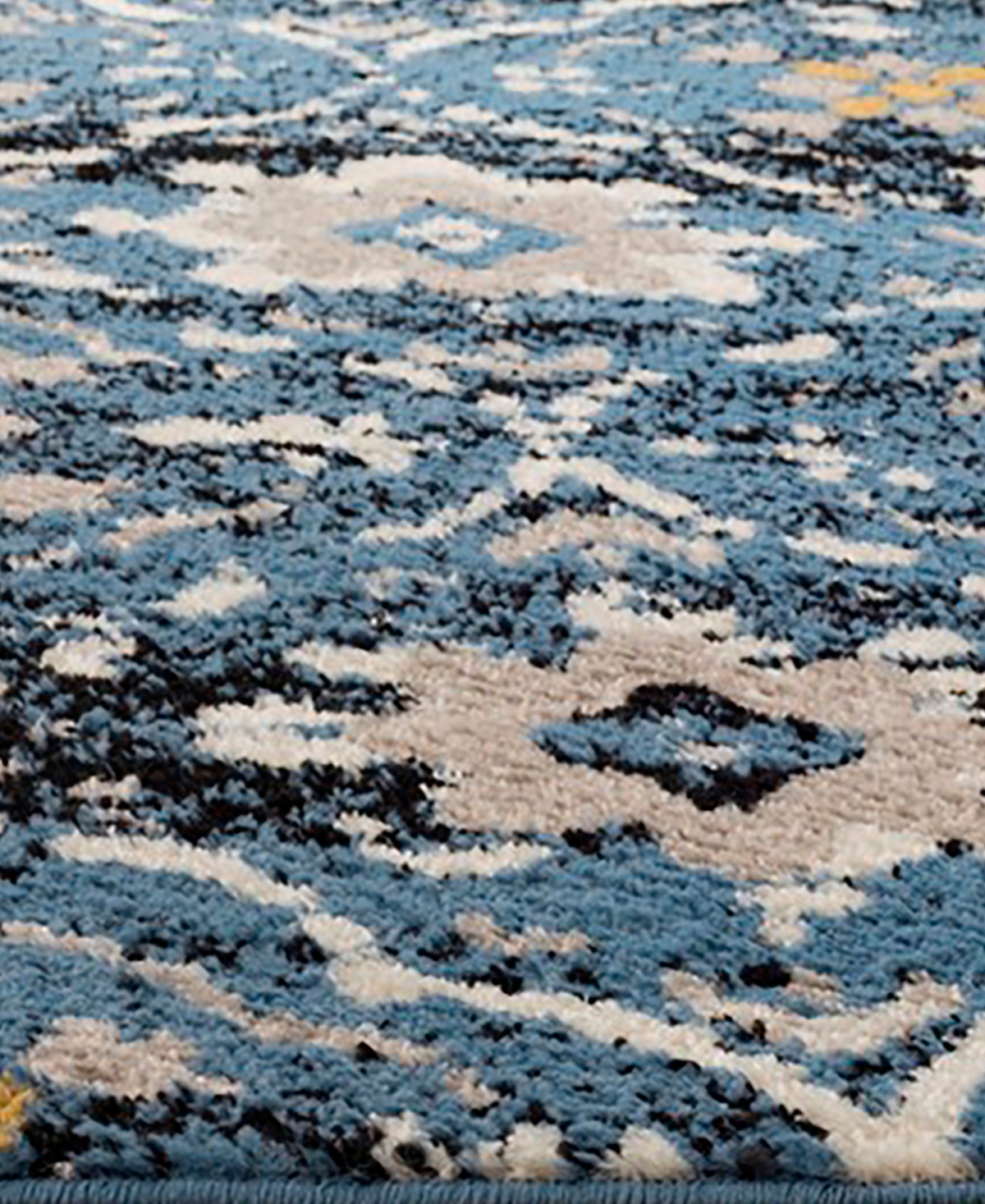 Safavieh Amsterdamand Creme Outdoor Area Rug - Blue