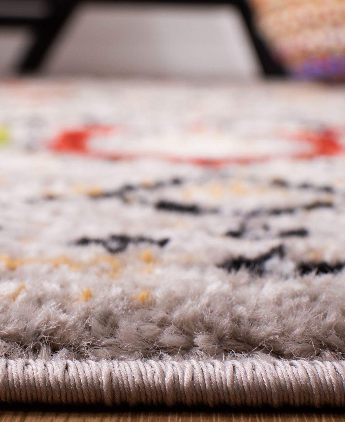 Safavieh Amsterdam AMS108and Multi Sisal Weave Outdoor Area Rug - Light Gray