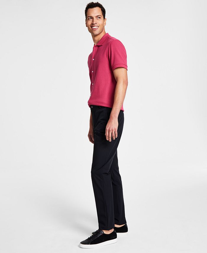 Calvin Klein Slack Mens 33x30 Black Slim Fit Dress Pants 
