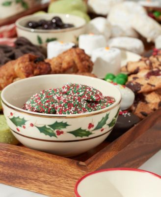 Hosting the Holidays Holly Mugs, Set of 2