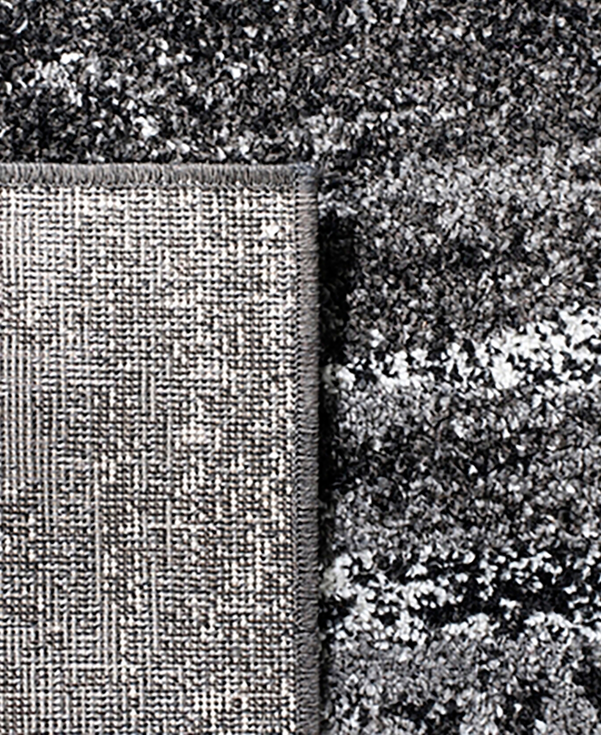 Safavieh Adirondack 112and Black Runner Area Rug - Silver