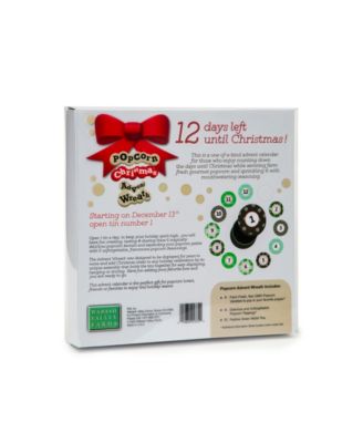 Popcorn Christmas Advent Wreath 12 Piece, Set