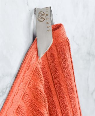 Soho Checkered Border Cotton 2 Piece Bath Sheet Set, 68" x 34"