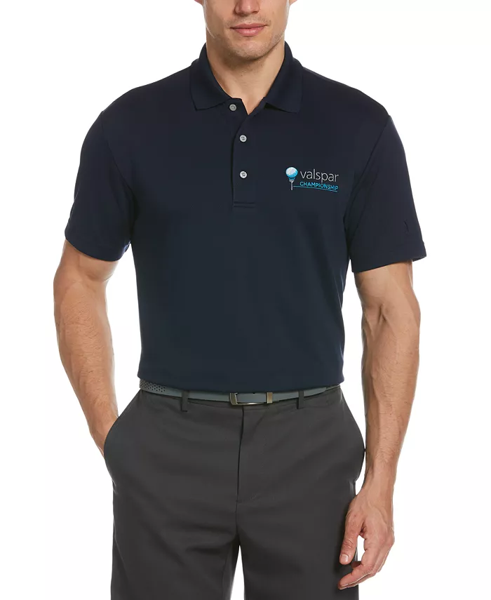 Men's Big & Tall AirFlux™ Solid Mesh Golf Polo - thumbnail 3
