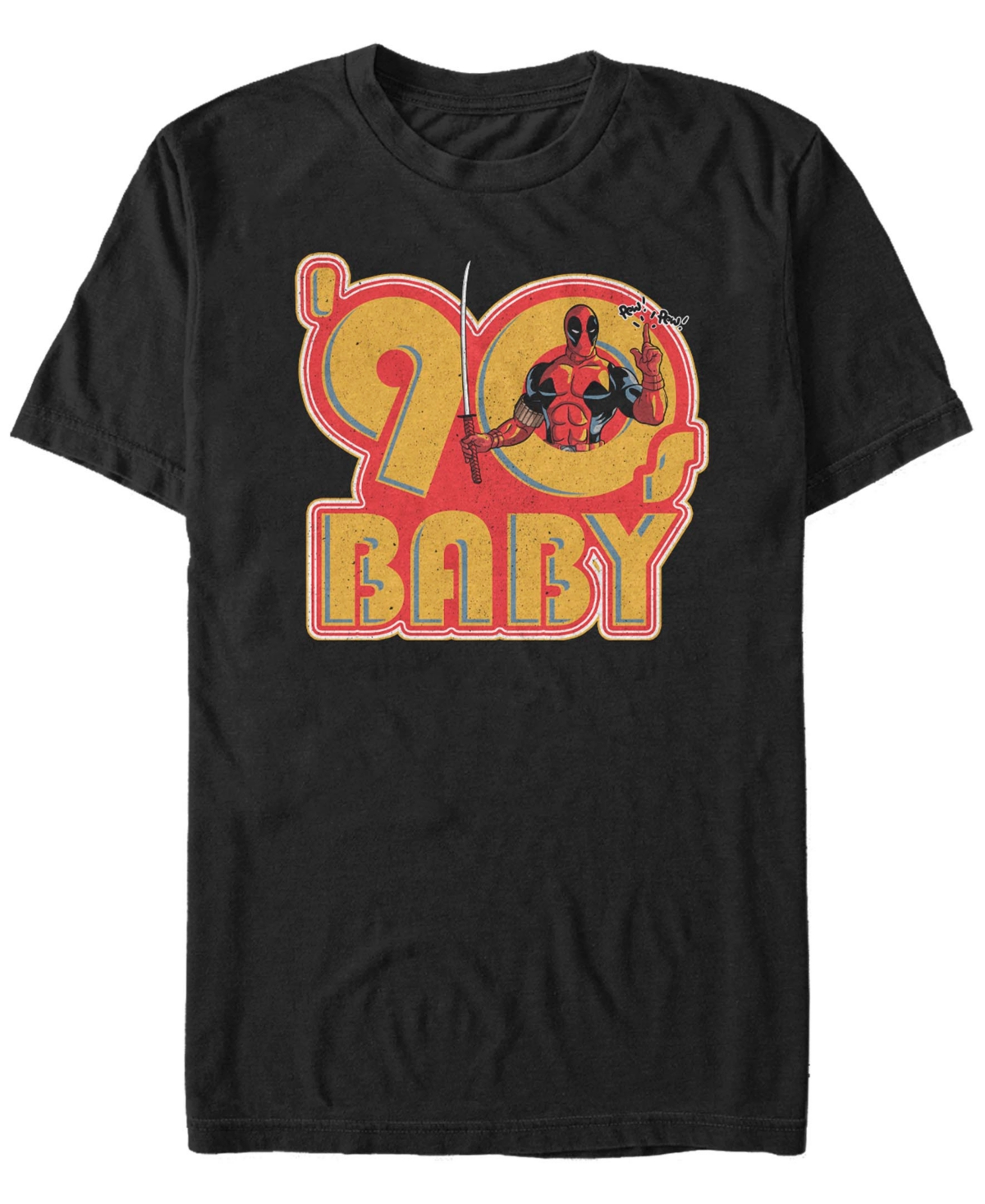 Fifth Sun Men's 90's Baby Short Sleeve T-shirt In Black