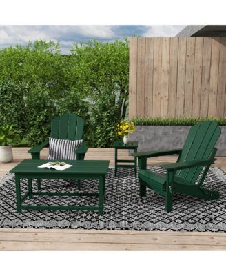 4-Piece Outdoor Paio Adirondack Conversation Set