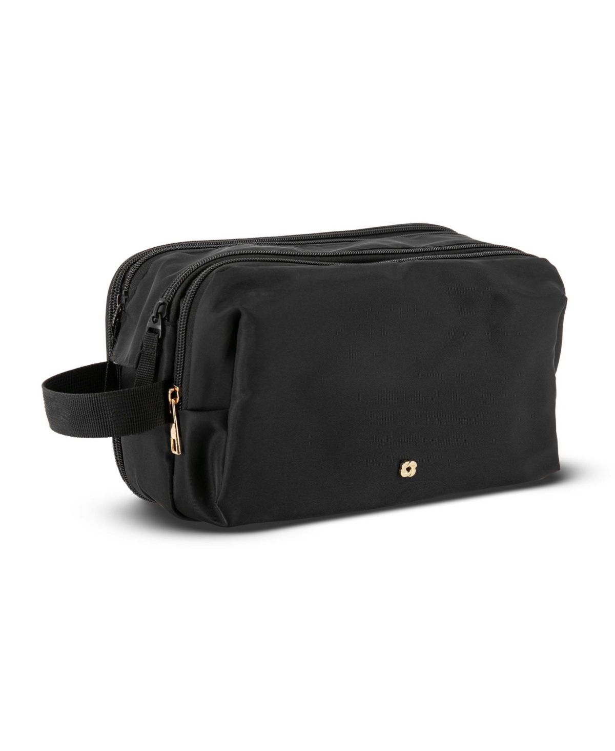Samsonite Companion Top Zip Deluxe Travel Kit Bag In Black