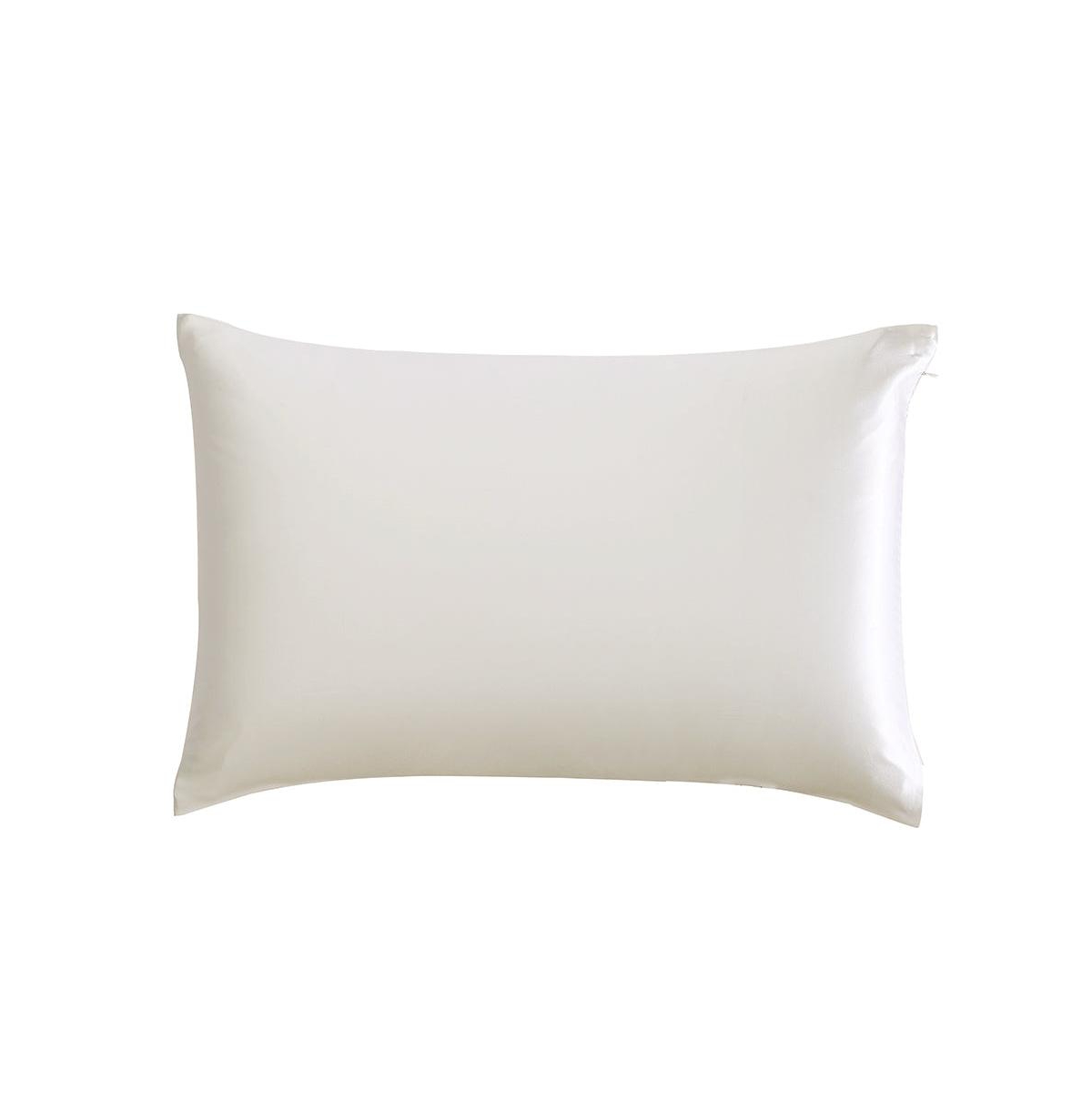 Lilysilk Terse Silk Pillowcase With Hidden Zipper Queen In Natural White