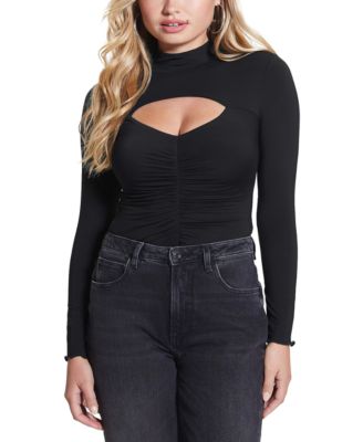 GUESS - Eco Brienna Cutout Ruched Front Top
