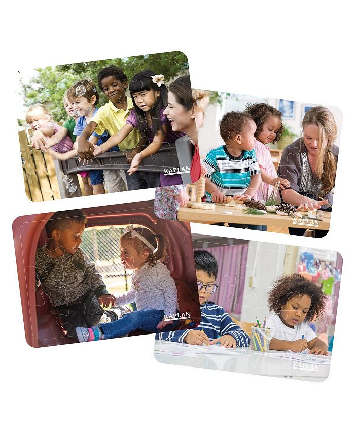 Kaplan Early Learning Friends Like Me Diversity Puzzle Set - Set of 4 ...