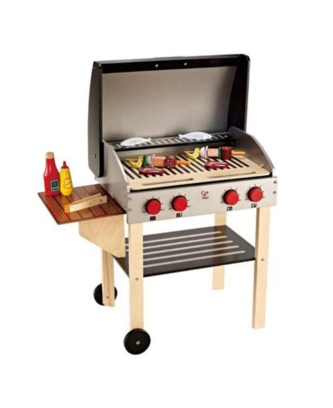 Детские игрушки Hape Gourmet Grill Shish Kabob 22-Piece Play Kitchen, Ages 3+