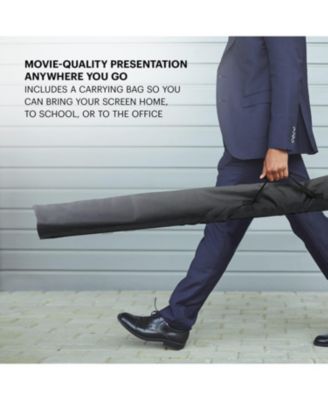 60" Portable Projector Screen with Stand & Lightweight Carry Bag