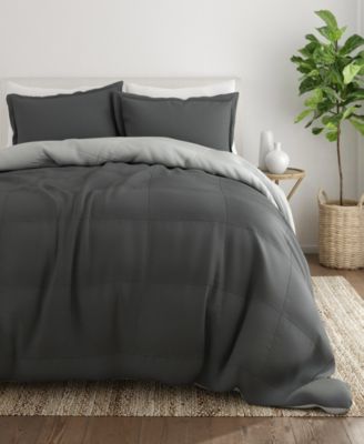 dark grey twin xl comforter