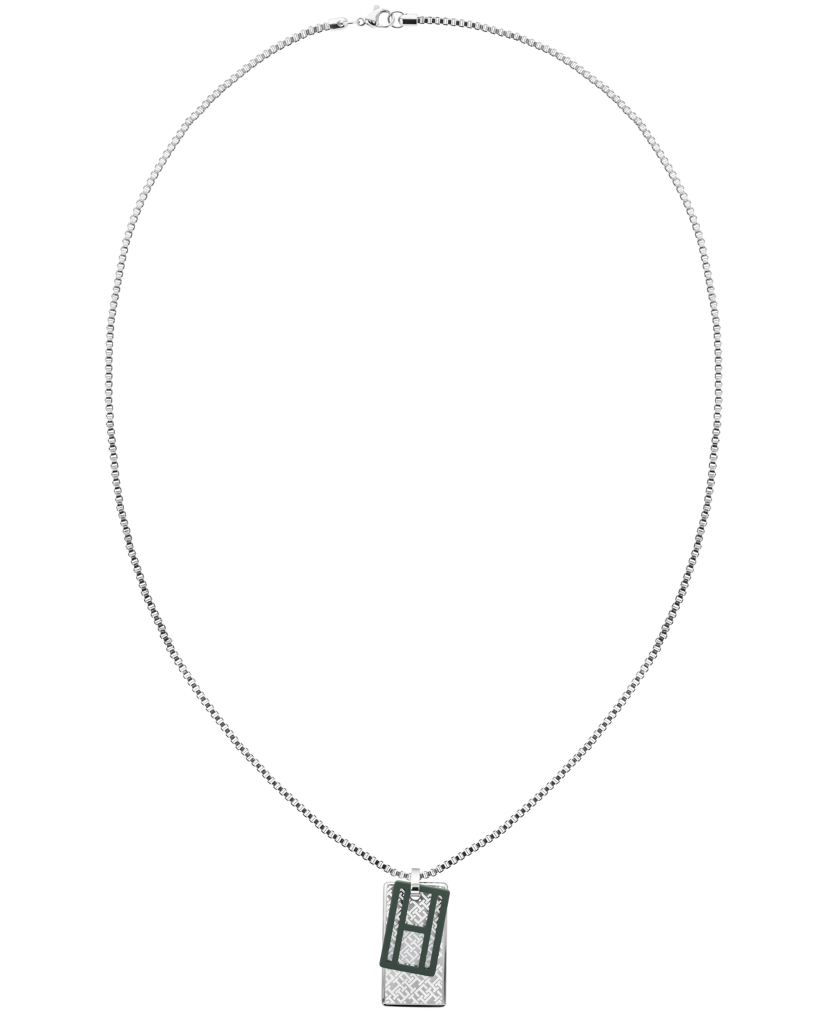 Shop Tommy Hilfiger X Anthony Ramos Men's Stainless Steel Necklace In Silver