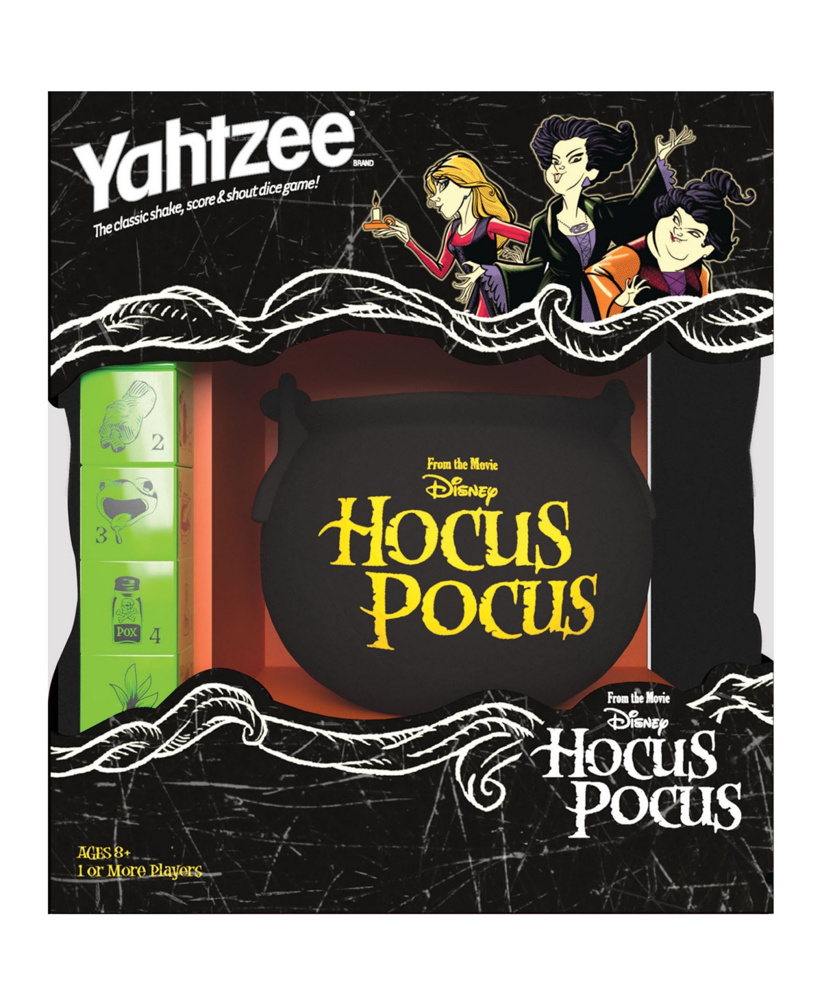 Yahtzee Kids' Disney Hocus Pocus Game In Multi