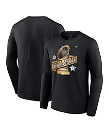 Men's Branded Black Houston Astros 2022 World Series Champions Parade Long Sleeve T-shirt