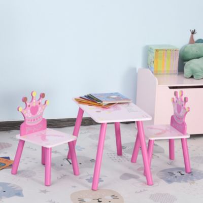 3 Piece Kids Table and Chair Set,