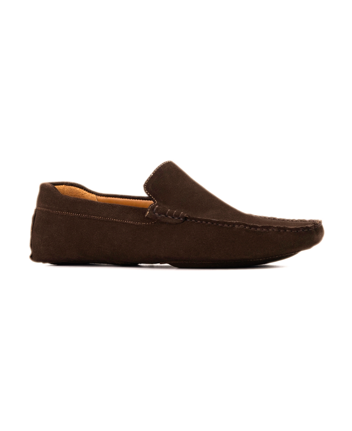 Shop Anthony Veer Men's William House All Suede For Home Loafers In Chocolate Brown