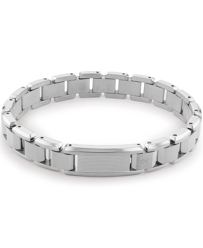 Calvin Klein Men's Stainless Steel Link Bracelet - Macy's