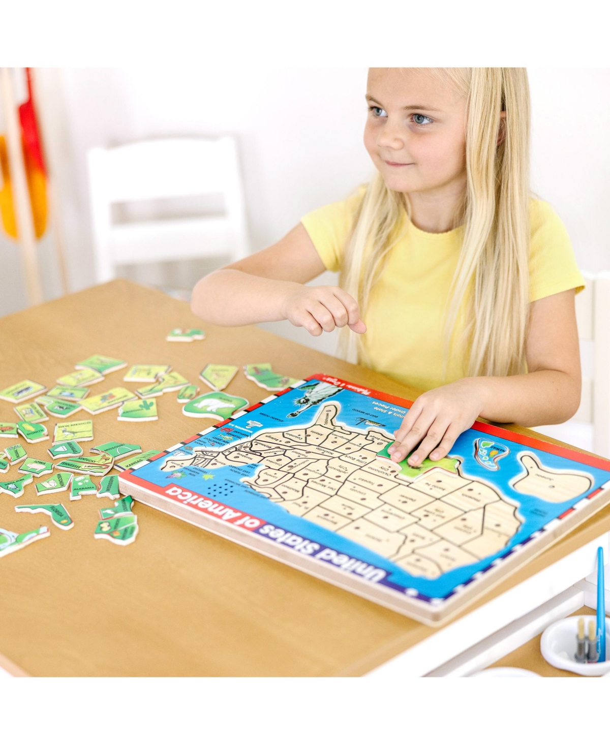 MELISSA & DOUG MELISSA & DOUG USA MAP SOUND PUZZLE 