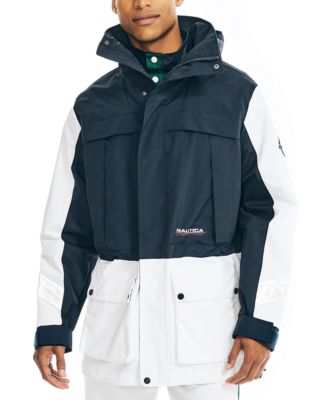 Nautica Mens 3 in 1 System Hooded cheapest Jacket Navy Water Resistant Size S