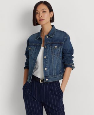 Ralph lauren denim jacket womens on sale