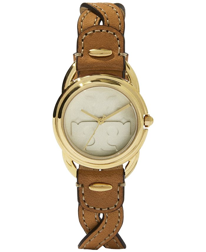 Women's The Miller Brown Braided Leather Strap Watch 32mm