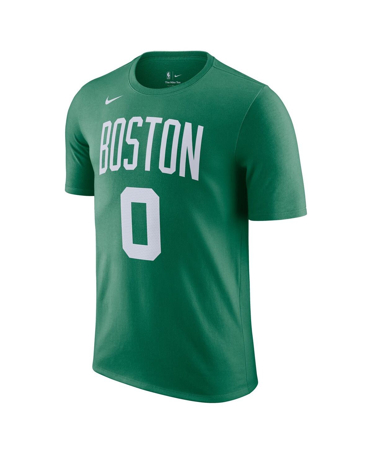 Nike Men's  Jayson Tatum Kelly Green Boston Celtics Icon 2022/23 Name And Number Performance T-shirt In Kelly Green