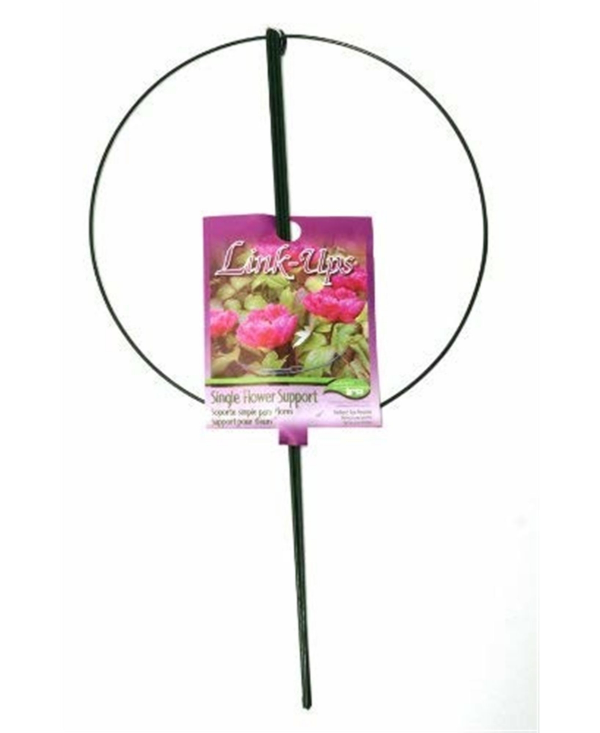 Luster Leaf 967 Small Single Peony Flower Support, 10" - Black