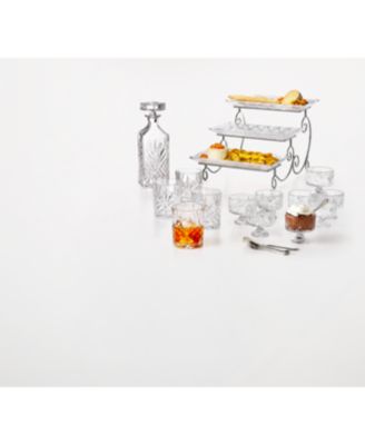 Dublin Crystal Three-Tier Serving Stand