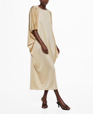 mango flowy satin dress Mango Bridesmaid Dress Matte Satin Size Small