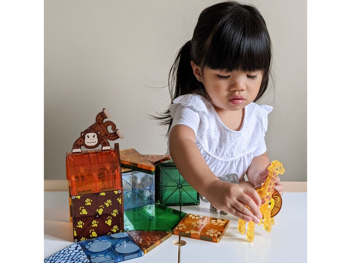 Детский конструктор Magna-Tiles® Safari Animals 25-Piece Magnetic Building Set, Ages 3+ — фото 2
