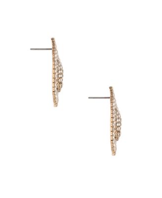 Sparkle Teardrop Studs in 18K Gold Plating