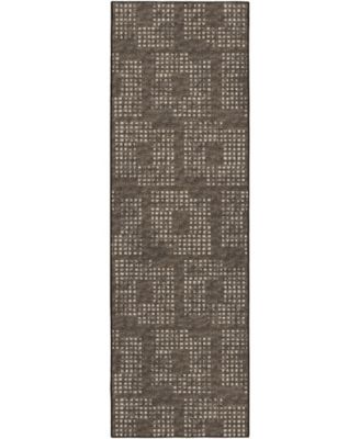 Delano Washable DA1 2'6" x 12' Runner Area Rug
