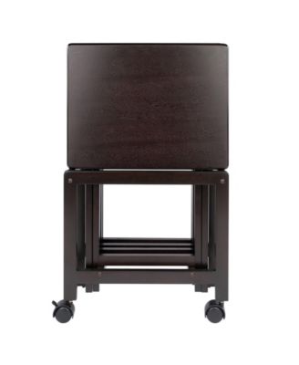 Allen 5-Piece Wood Snack Table Set