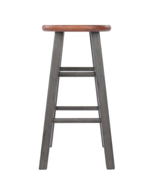 Ivy 24.2" Wood Counter Stool