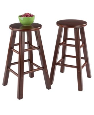 Element 2-Piece Wood Counter Stool Set