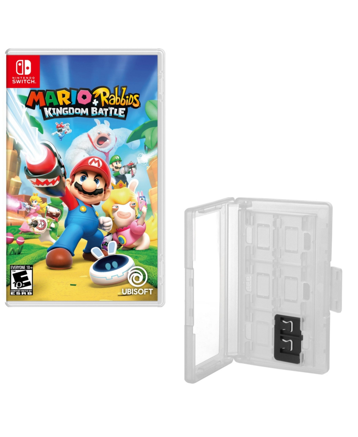Nintendo Mario Rabbids: Kingdom Battle Game With Game Caddy For  Switch