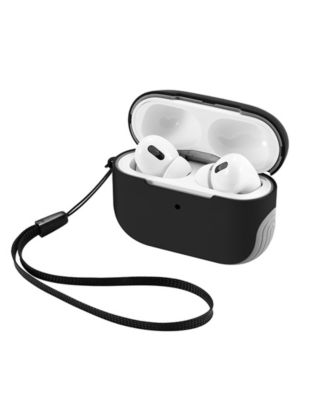 Black and Grey Sport Cover designed for Apple AirPods Pro&reg;