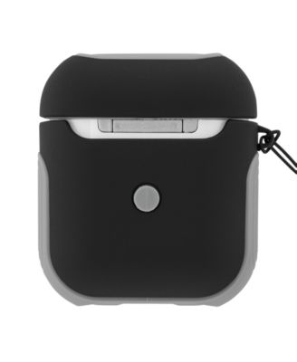 Black and Grey Sport Cover designed for Apple AirPods&reg;