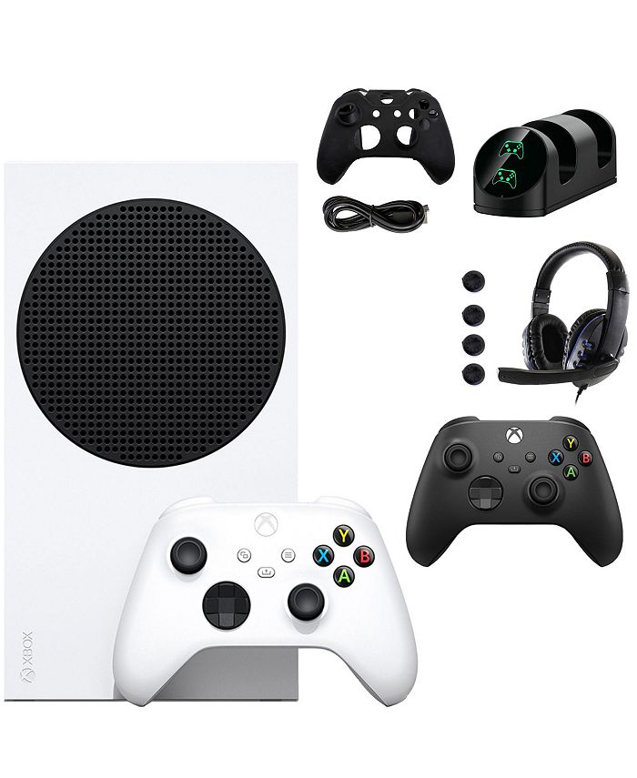 Xbox Series S Console with Extra Black Controller Accessories Kit - Macy's