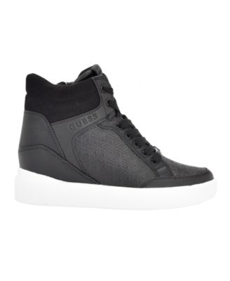 Women's Blairin Logo Hidden Wedge Lace-up Sneakers