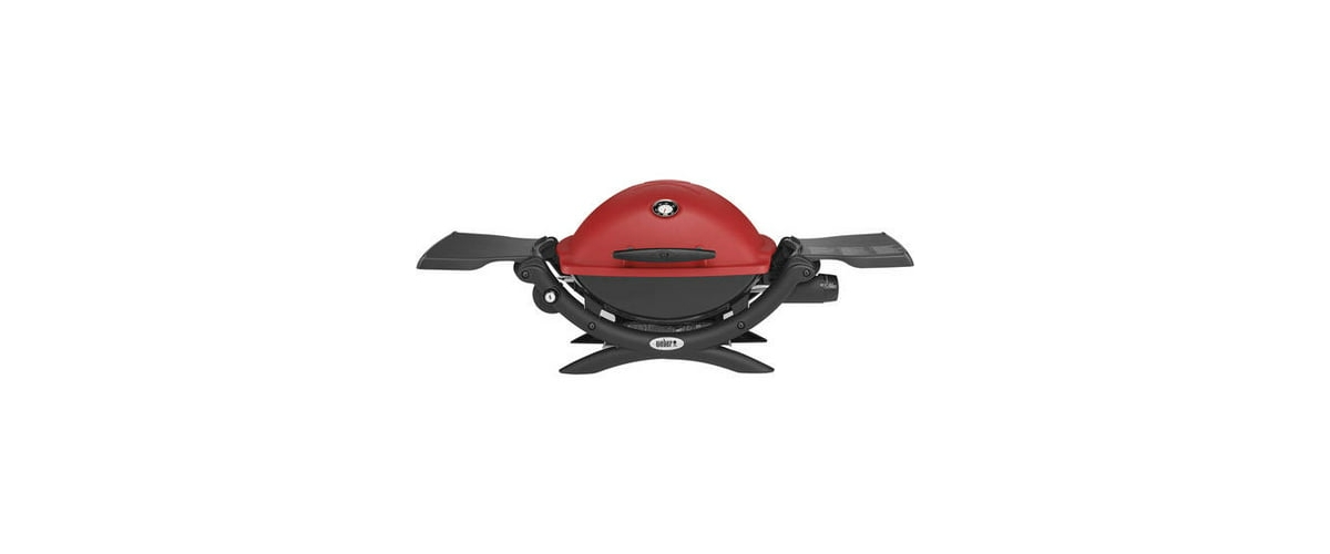 Q 1200 Liquid Propane Gas Grill (Red) - Red