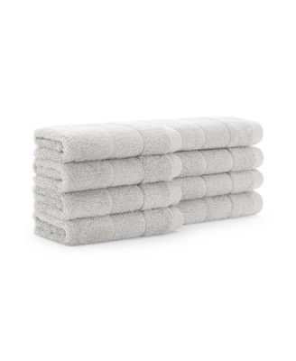 Luxury Turkish Washcloths, 8-Pack, 600 GSM, Extra Soft  Plush, 13x13, Solid Color Options with Dobby Border