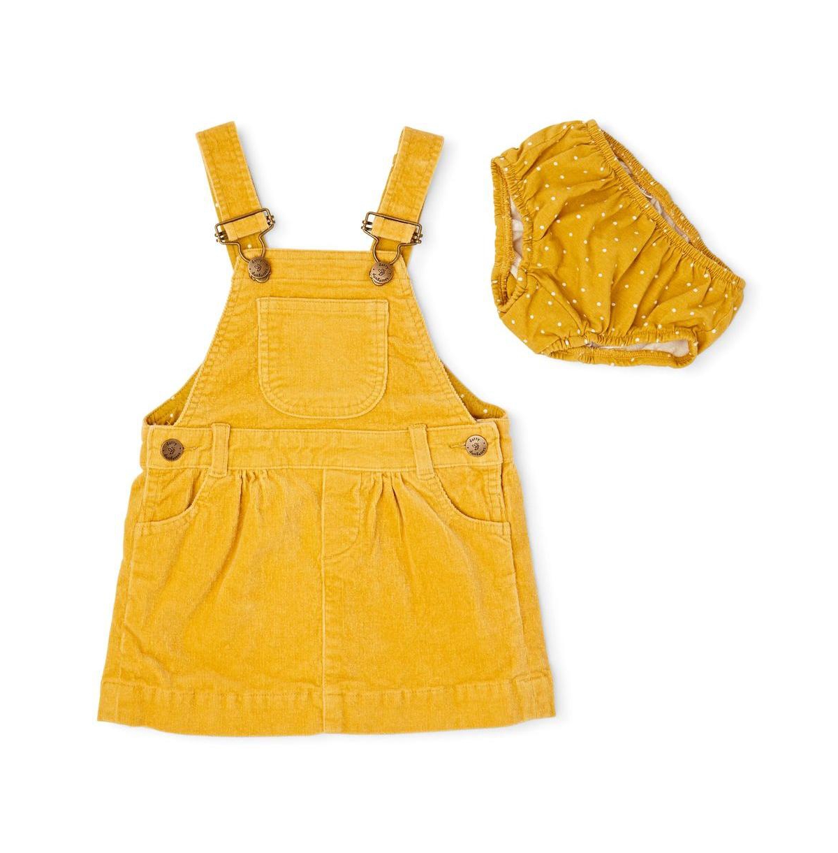 DOTTY DUNGAREES TODDLER GIRL CORDUROY DRESS