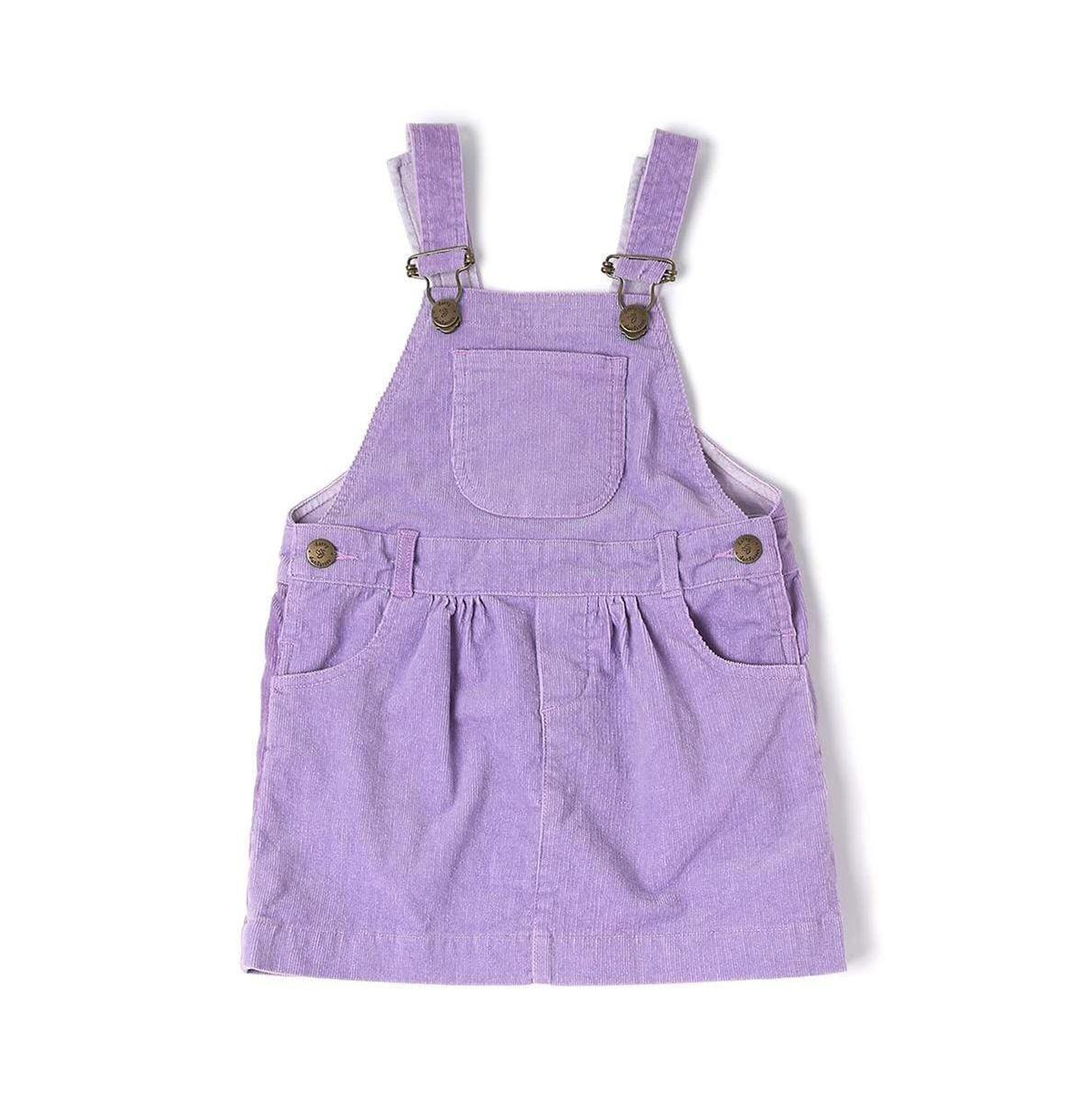 Dotty Dungarees Toddler Girl Corduroy Dress In Lilac