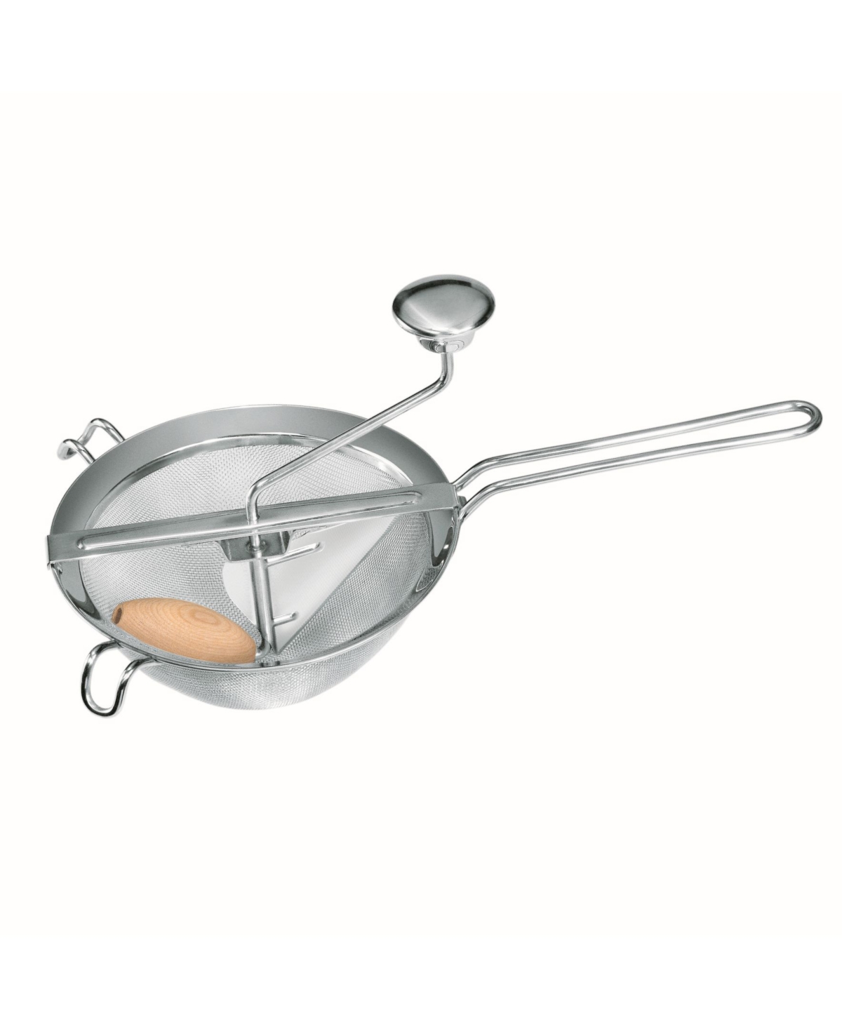 Gefu Stainless Steel Fine Mesh Berry Strainer Press