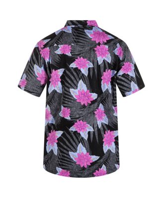 Мужская тканая рубашка на танкетке с коротким рукавом и пуговицами Hurley Hurley 9990₽