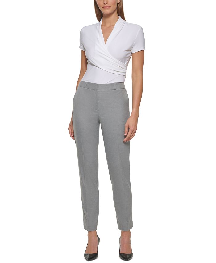 DKNY Women's Essex Ankle Pants Pink Size 6
